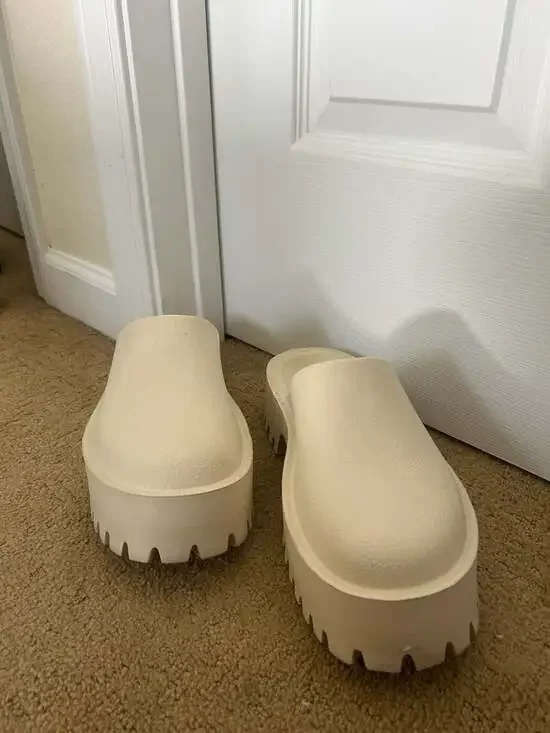 Jeffrey Campbell Clogge Platform Mules in Sea Salt - Picture 2 of 6